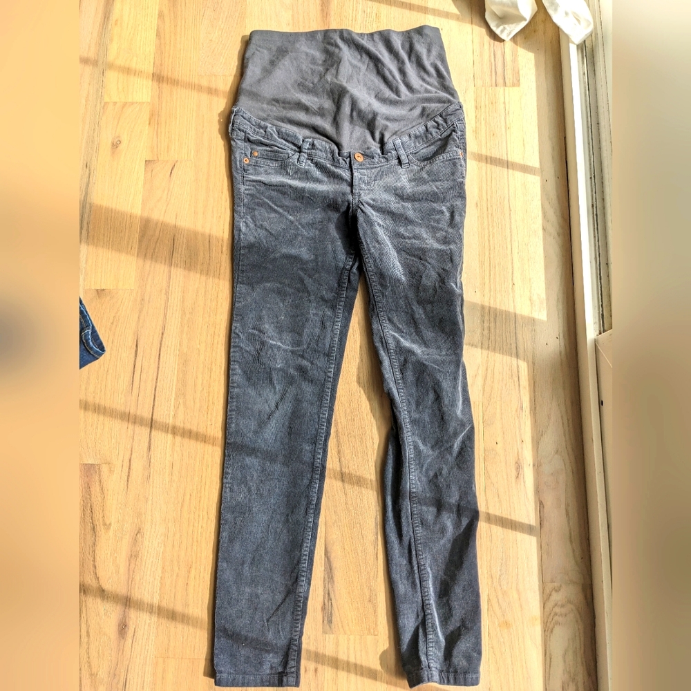 2/$20 H&M Mama Grey Corduroy